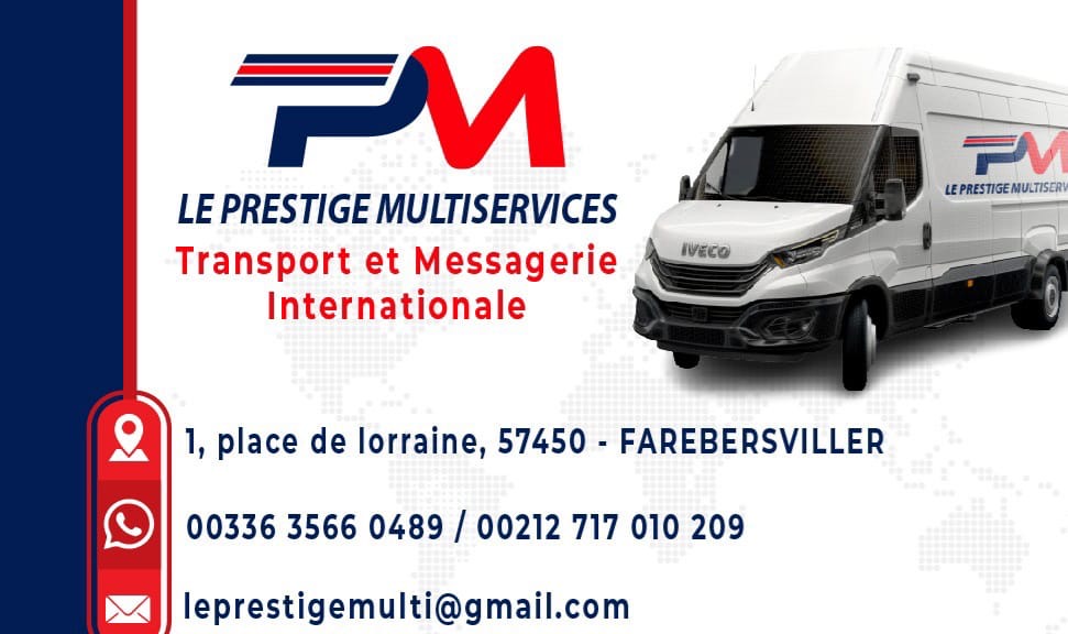 Carte de visite officielle Le Prestige Multiservices